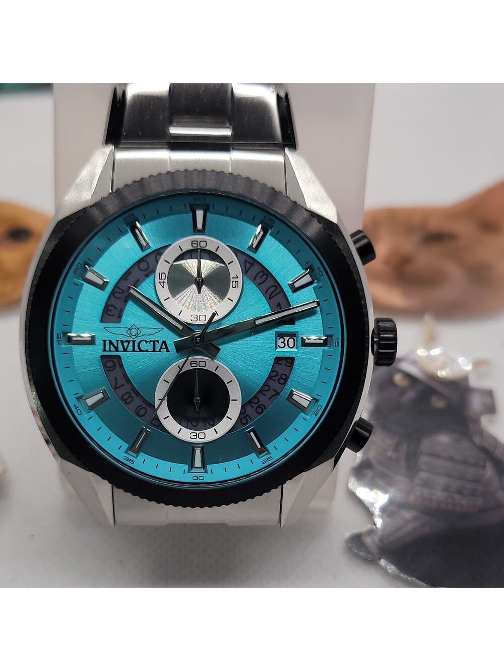 529 INVICTA SPEEDWAY DOMINUS TIFANY BLUE EDITION 45MM